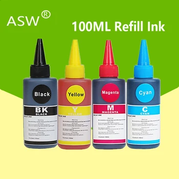 ASW 4PK Universal 100ml Refill Dye Ink Kit for Epson for Canon for HP for Brother All Model Printer ink CISS Ink Voor inkt Tank
ASW 4PK Universal 100ml Refill Dye Ink Kit for Epson for Canon for HP for Brother All Model Printer ink CISS Ink Voor inkt Tank