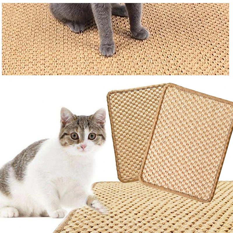 Natural Premium Woven Sisal Cat Scratching Mat, Anti Slip Cat Scratcher Pad for Carpet Sofa Couch Rug Protecting
Natural Premium Woven Sisal Cat Scratching Mat, Anti Slip Cat Scratcher Pad for Carpet Sofa Couch Rug Protecting