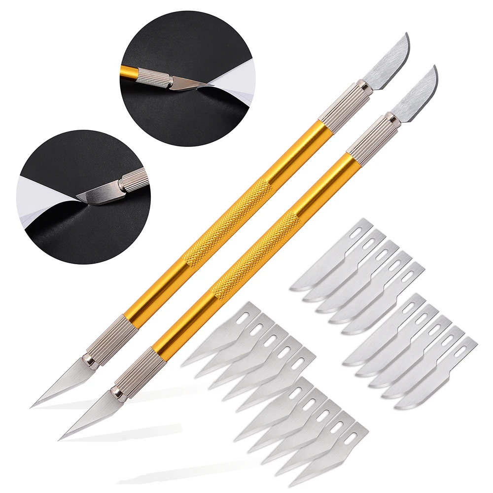 EHDIS 2pcs 2in1 Vinyl Cutter Knife 20pcs Blade Carbon Fiber Film Sticker Wallpaper Cutting Tool Car Wrapping DIY Window Tint
EHDIS 2pcs 2in1 Vinyl Cutter Knife 20pcs Blade Carbon Fiber Film Sticker Wallpaper Cutting Tool Car Wrapping DIY Window Tint