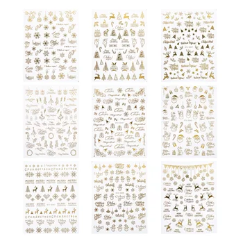 9 Sheets 3D Christmas Nail Sticker Manicure Decals Nail Decorations for Lady 
9 Sheets 3D Christmas Nail Sticker Manicure Decals Nail Decorations for Lady