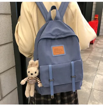 New 2020 Korean version of simple fashion backpack Chao wild university students Retro port style solid color backpack
New 2020 Korean version of simple fashion backpack Chao wild university students Retro port style solid color backpack