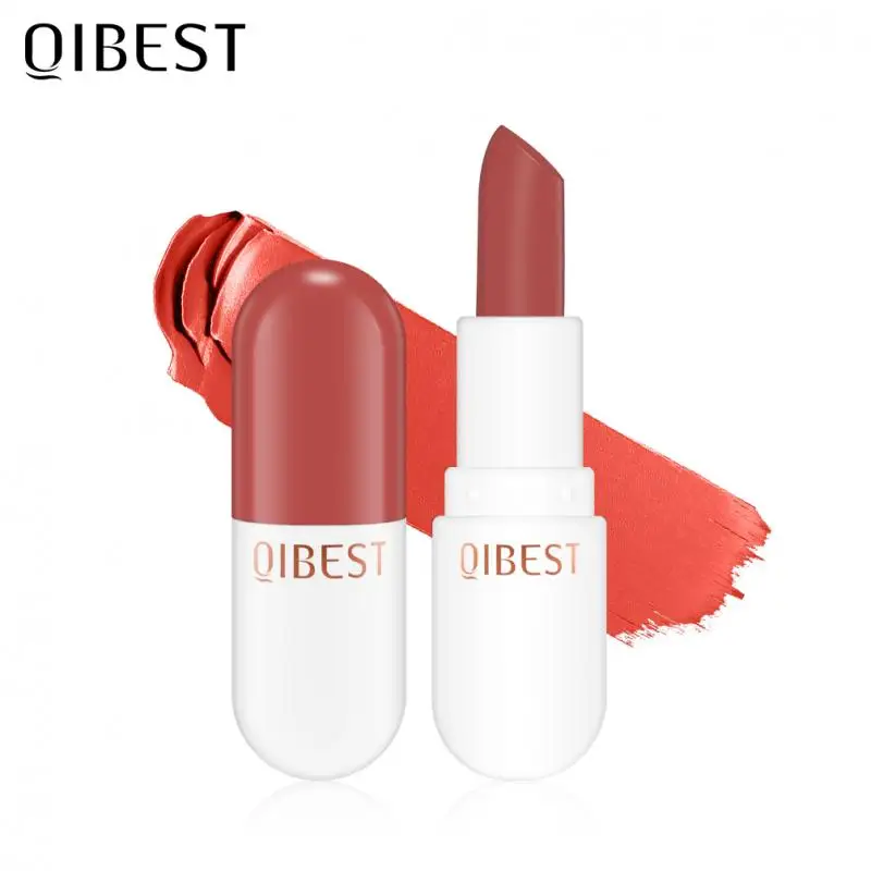 New QIBEST Cute Mini Capsule Lipstick Lasting Not Easy To Fade Waterproof lipstick Velvet Matte Moisturizing Lipstick TSLM1
New QIBEST Cute Mini Capsule Lipstick Lasting Not Easy To Fade Waterproof lipstick Velvet Matte Moisturizing Lipstick TSLM1