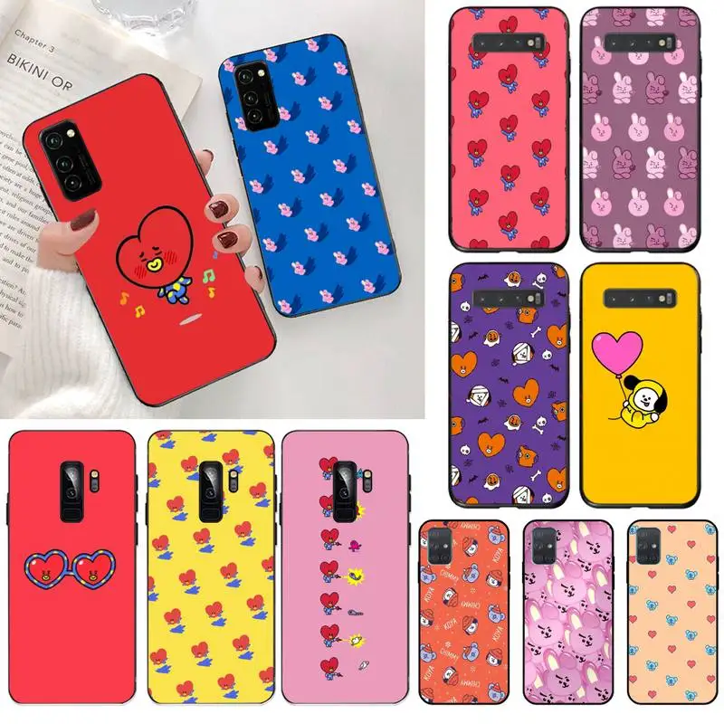 Cute cartoon BT21 Phone Case for Samsung S20 plus Ultra S6 S7 edge S8 S9 plus S10 5G lite 2020
Cute cartoon BT21 Phone Case for Samsung S20 plus Ultra S6 S7 edge S8 S9 plus S10 5G lite 2020