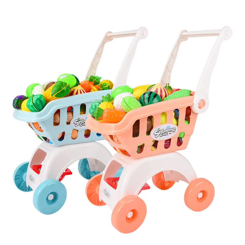 Kids Large Supermarket Shopping Cart Trolley Push Car Toys Basket Simulation Cut Fruit Mini Food Pretend Play House Girls Toy
Kids Large Supermarket Shopping Cart Trolley Push Car Toys Basket Simulation Cut Fruit Mini Food Pretend Play House Girls Toy