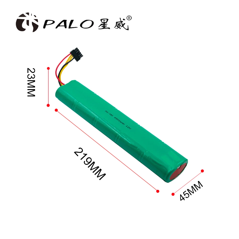 Аккумуляторные батареи PALO 12 в Ni MH 4500 мАч для пылесоса перезаряжаемая батарея Neato