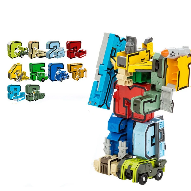 Magic Digital Numbers Transformation Letters Puzzle Symbol Set Anime Deformation Robot Action Figures Children Educational Toys
Magic Digital Numbers Transformation Letters Puzzle Symbol Set Anime Deformation Robot Action Figures Children Educational Toys