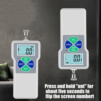 Digital Display Force Gauge Push Pull Test Tool Portable Force Meter Spring Dynamometer Pressure Gauge ALI88
Digital Display Force Gauge Push Pull Test Tool Portable Force Meter Spring Dynamometer Pressure Gauge ALI88