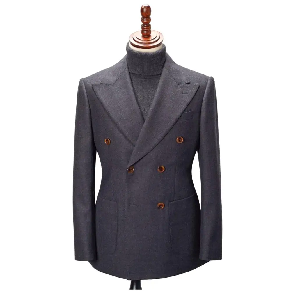 Dark Grey Business Blazer Formal Men Suits Peaked Lapel Outfit Custom Made Two Piece High Quality Jacket Pants Groom Tuxedos
Dark Grey Business Blazer Formal Men Suits Peaked Lapel Outfit Custom Made Two Piece High Quality Jacket Pants Groom Tuxedos