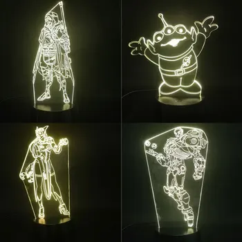 Overwatch 3d LED Night Light for Children Game OW LED 3D Visual Lamp Table Decorative Light for Home Christams Luminous
Overwatch 3d LED Night Light for Children Game OW LED 3D Visual Lamp Table Decorative Light for Home Christams Luminous