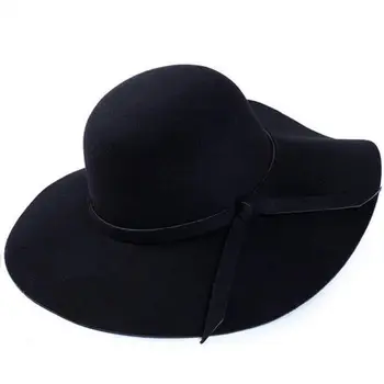 Fashion Women Ladies Fedoras Floppy Bowknot Cloche Cap Wide Brim Wool Felt Bowler Fedora Ladies Holiday Outdoor Hat Party Hats
Fashion Women Ladies Fedoras Floppy Bowknot Cloche Cap Wide Brim Wool Felt Bowler Fedora Ladies Holiday Outdoor Hat Party Hats
