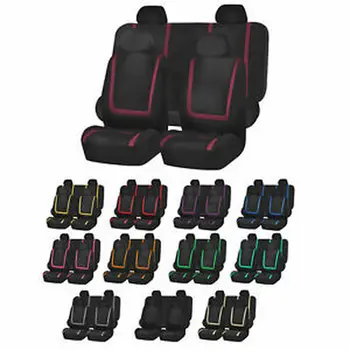 New Style 9pcs Universal Auto Seat Covers Full Set For Car Sedan Truck Van Seat Covers Multi-color Auto Seat Protectors
New Style 9pcs Universal Auto Seat Covers Full Set For Car Sedan Truck Van Seat Covers Multi-color Auto Seat Protectors