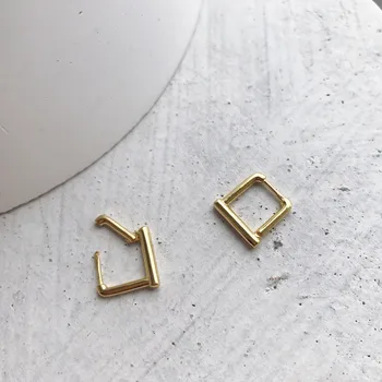 CUTE Authentic 925 Sterling silver Golds SMALL rectangle squareness Rectangle Geometric Hoop Huggie Earrings FINE jEWELRY TLE882
CUTE Authentic 925 Sterling silver Golds SMALL rectangle squareness Rectangle Geometric Hoop Huggie Earrings FINE jEWELRY TLE882