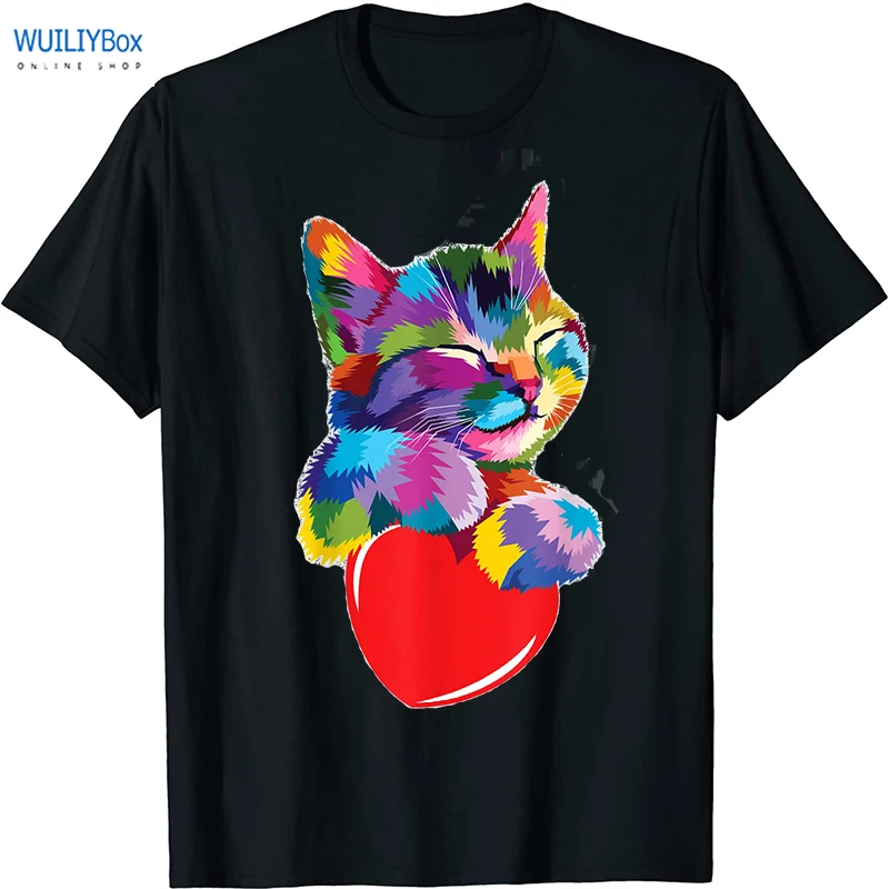 Unisex Animal Graphic T-Shirt 100% Cotton T Shirt Summer Print Tops Cat Pattern Tees 2021 New Men/Women Tee
Unisex Animal Graphic T-Shirt 100% Cotton T Shirt Summer Print Tops Cat Pattern Tees 2021 New Men/Women Tee
