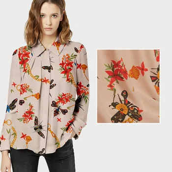 Dragonfly printing natural silk fabric meter 16 mm silk crepe fabric anti-wrinkle shirt dress fabric wholesale silk cloth 
Dragonfly printing natural silk fabric meter 16 mm silk crepe fabric anti-wrinkle shirt dress fabric wholesale silk cloth