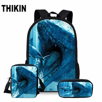 ThiKin 3D Mosasaurus Dinosaur Pattern School Bag Set/3Pcs for Teen Boys Children Kids Daily Book Bags Custom Students Mochilas
ThiKin 3D Mosasaurus Dinosaur Pattern School Bag Set/3Pcs for Teen Boys Children Kids Daily Book Bags Custom Students Mochilas