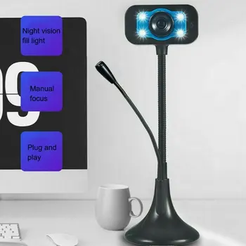 1x Computer HD Camera With Microphone USB Desktop Notebook Camera Portrait Capture Live Laptop Digital Camera 480P Computer Cam
1x Computer HD Camera With Microphone USB Desktop Notebook Camera Portrait Capture Live Laptop Digital Camera 480P Computer Cam