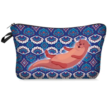 otter Printing Makeup Bags With Multicolor Pattern Cute Cosmetics Pouchs For Travel Ladies Organizer Pouch Women Cosmetic Bag
otter Printing Makeup Bags With Multicolor Pattern Cute Cosmetics Pouchs For Travel Ladies Organizer Pouch Women Cosmetic Bag
