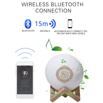 Bluetooth Speaker Gifts 3D Wireless Quran Touch LED Lamp Reciter With Remote Control Lighting Colorful Moonlight Muslim Small
Bluetooth Speaker Gifts 3D Wireless Quran Touch LED Lamp Reciter With Remote Control Lighting Colorful Moonlight Muslim Small