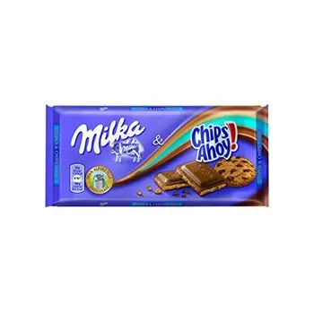 Milka Chips Ahoy Chocolate | Chocolate with Chips Ahoy pieces | 100gr/3.5oz
Milka Chips Ahoy Chocolate | Chocolate with Chips Ahoy pieces | 100gr/3.5oz