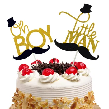 Oh Boy Little Man Cake Toppers Flags Glitter Kids Birthday Moustache Cupcake Topper Wedding Baby Shower Party Baking DIY 20pcs
Oh Boy Little Man Cake Toppers Flags Glitter Kids Birthday Moustache Cupcake Topper Wedding Baby Shower Party Baking DIY 20pcs