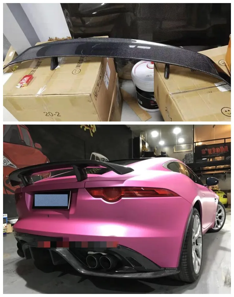 High quality Carbon Fiber Car Rear Trunk Lip Spoiler Wing Fits For Jaguar F-TYPE GT 2013 2014 2015 2016 2018 2019
High quality Carbon Fiber Car Rear Trunk Lip Spoiler Wing Fits For Jaguar F-TYPE GT 2013 2014 2015 2016 2018 2019