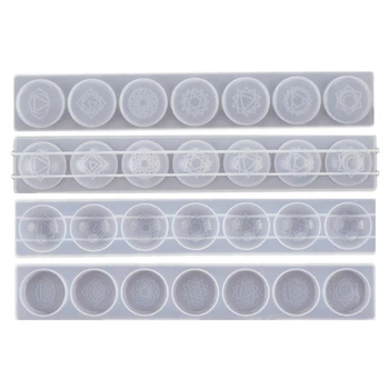 2Pc 7 Chakras Orgone Pendant Resin Casting Mold Round Reiki Metatron’s 7 Engraved Chakras Energy Crystals Epoxy Mold Kit
2Pc 7 Chakras Orgone Pendant Resin Casting Mold Round Reiki Metatron’s 7 Engraved Chakras Energy Crystals Epoxy Mold Kit