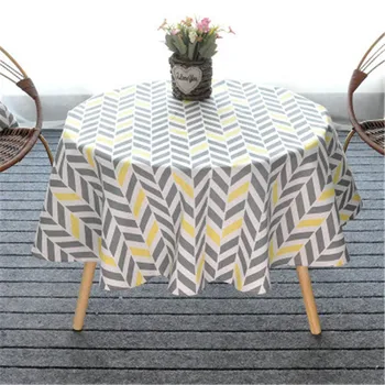 Modern Gray 150CM Round Table Cover Cotton Linen Tablecloths Nordic Style Yellow Chessboard Home Decorative Round Table Cloths
Modern Gray 150CM Round Table Cover Cotton Linen Tablecloths Nordic Style Yellow Chessboard Home Decorative Round Table Cloths