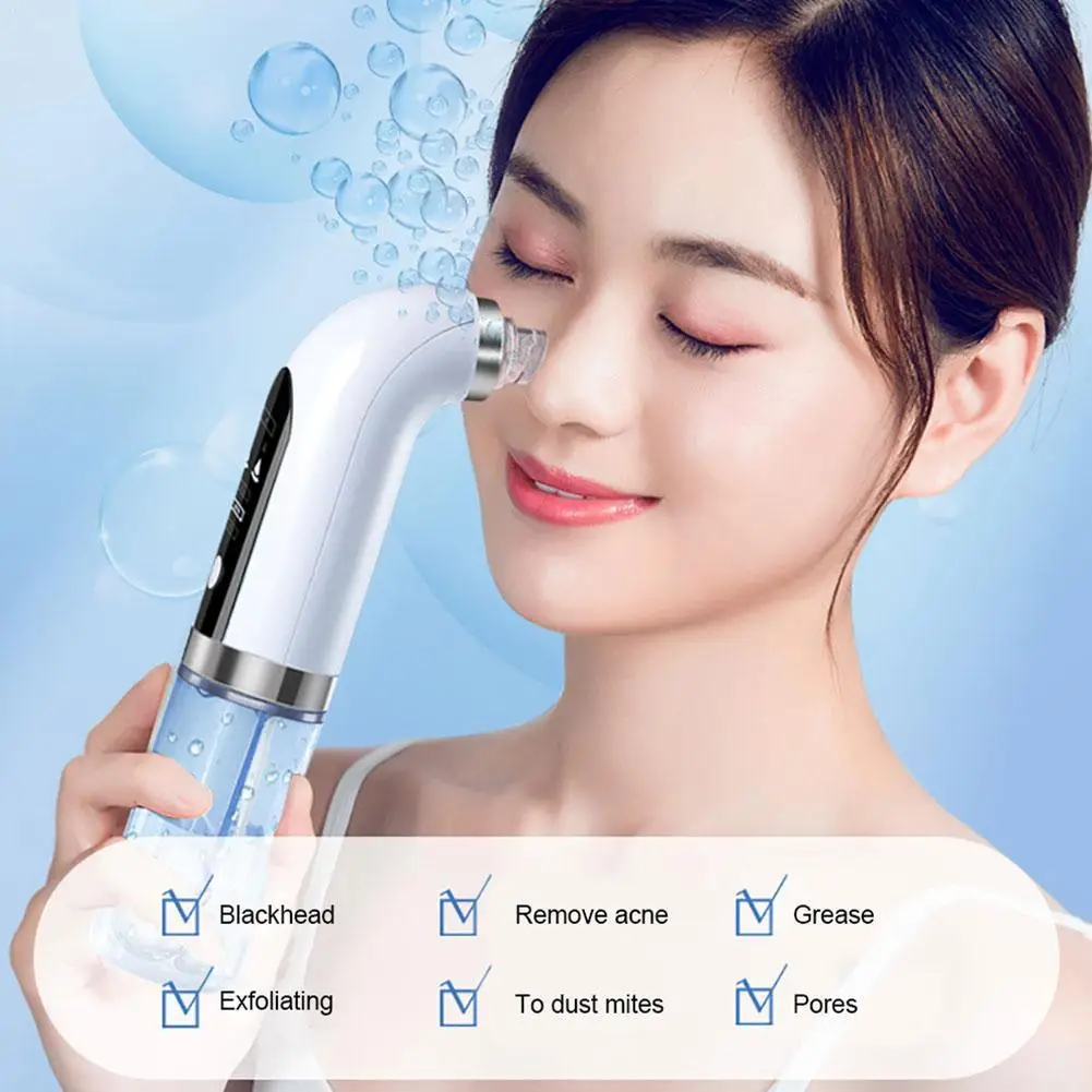 USB RechargeableElectric Small Bubble Blackhead Remover Removal Suction Cycle Pimple Cleaner Pore Water Acne Tool Va N4O7
USB RechargeableElectric Small Bubble Blackhead Remover Removal Suction Cycle Pimple Cleaner Pore Water Acne Tool Va N4O7