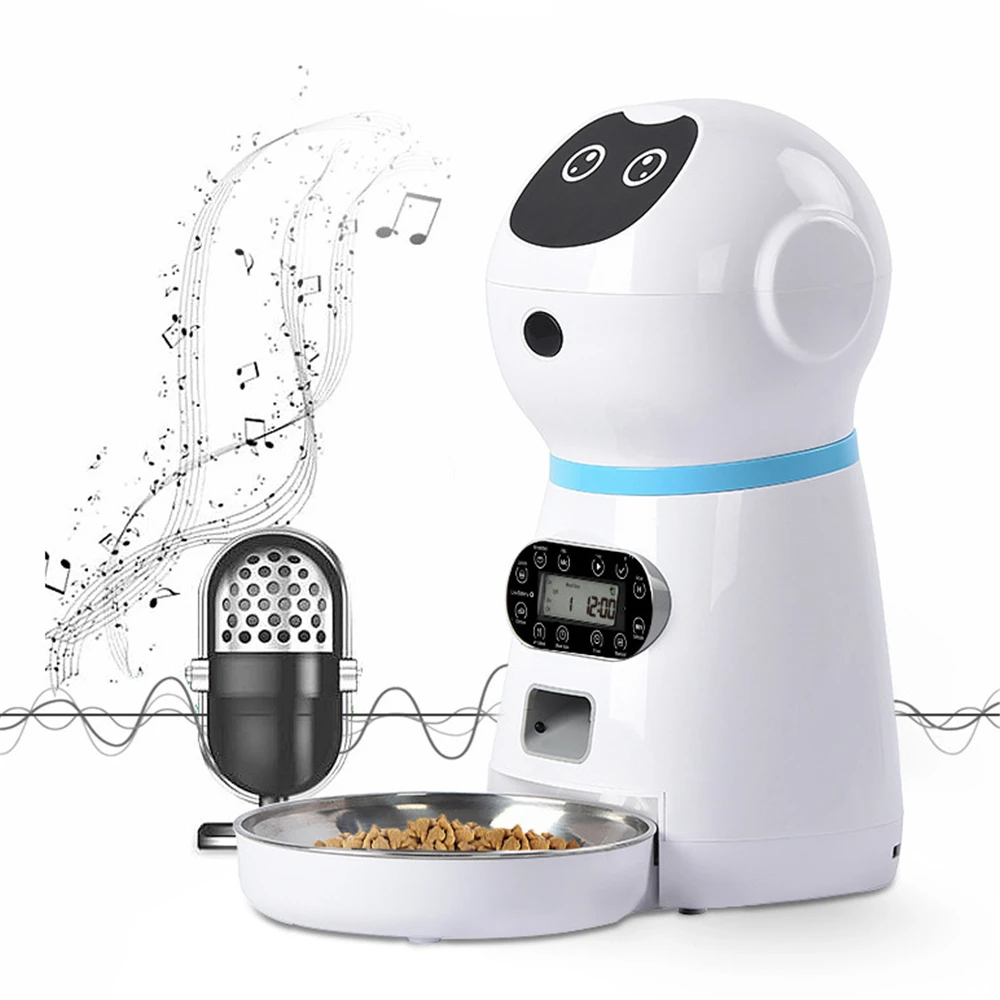 Smart Auto Pet Feeder Bowl 3.5L Dry Food Dispenser Dog Feed Bowl with Voice Remind Pet Feed Tool Dog Accessories Storage Box
Smart Auto Pet Feeder Bowl 3.5L Dry Food Dispenser Dog Feed Bowl with Voice Remind Pet Feed Tool Dog Accessories Storage Box