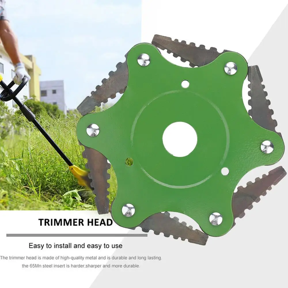 Brush Cutter Head 6 Steel Razor Agricultural Use Coil Chain Spring Trimmer Head Updated Manganese Stee Grass Brushcutter Yard
Brush Cutter Head 6 Steel Razor Agricultural Use Coil Chain Spring Trimmer Head Updated Manganese Stee Grass Brushcutter Yard