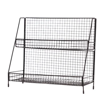 2 Layer Iron Art Multi Functional Kitchen Spice Jars Bottle Storage Rack Bathroom Bedroom Finishing Rack Sundries Shelf - S/L
2 Layer Iron Art Multi Functional Kitchen Spice Jars Bottle Storage Rack Bathroom Bedroom Finishing Rack Sundries Shelf - S/L