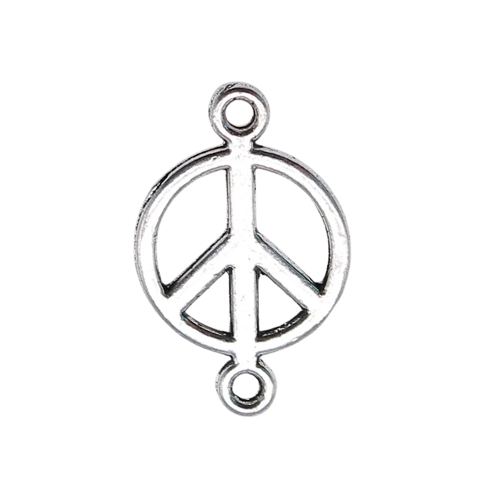 WYSIWYG 40pcs 17x11mm Charm Connector Peace Peace Connector Charms For Jewelry Making Peace Connector Charms
WYSIWYG 40pcs 17x11mm Charm Connector Peace Peace Connector Charms For Jewelry Making Peace Connector Charms