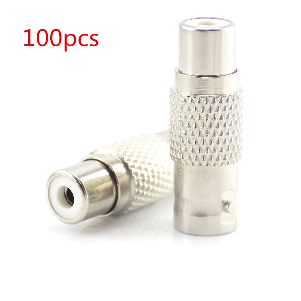 100Pcs Bnc Rca Connectors Rca Female To Rca Female Bnc Connectors Cctv Audio Video Camera Wholesale LED strip light K13
100Pcs Bnc Rca Connectors Rca Female To Rca Female Bnc Connectors Cctv Audio Video Camera Wholesale LED strip light K13