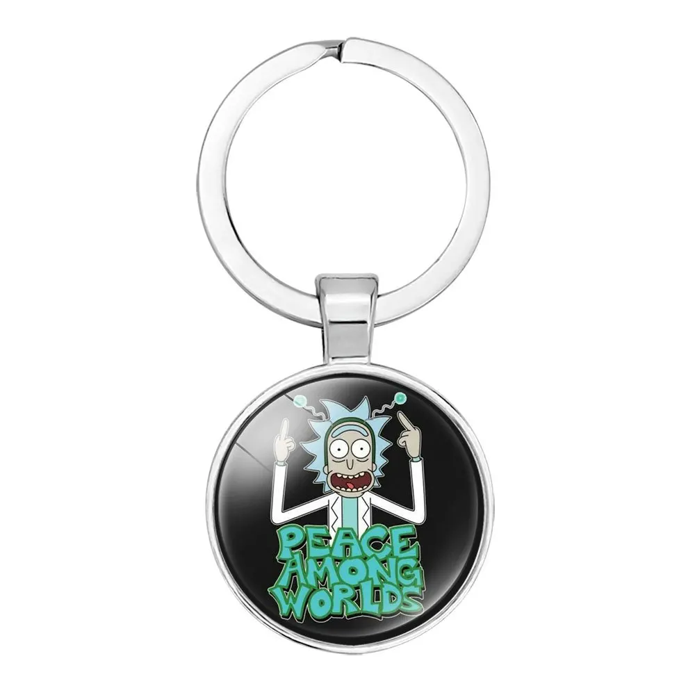 Anime Cartoon Rick And Morty Keychain Genius mad scientist Key Chain Women and Men Kids Key Ring Gift Porte Clef
Anime Cartoon Rick And Morty Keychain Genius mad scientist Key Chain Women and Men Kids Key Ring Gift Porte Clef