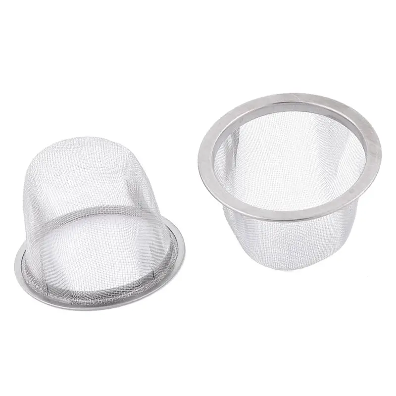 2 pieces 60mm diameter mesh round tea filter tea strainer can sieve filter silver
2 pieces 60mm diameter mesh round tea filter tea strainer can sieve filter silver