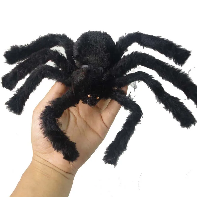 Super big plush spider made of wire and plush black and multicolour style for halloween party decorations
Super big plush spider made of wire and plush black and multicolour style for halloween party decorations