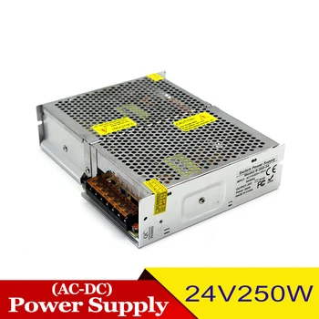 DC24V Switching Power Supply 24v 10.4A 250W Driver Transformer Ac Dc SMPS For LED Lighting Printer CNC CCTV Monitor
DC24V Switching Power Supply 24v 10.4A 250W Driver Transformer Ac Dc SMPS For LED Lighting Printer CNC CCTV Monitor