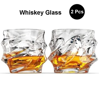Set of 2 Clear Crystal Whiskey Glass Glassware for Whiskey Beer Drinking Cup Wine Glass 320ml
Set of 2 Clear Crystal Whiskey Glass Glassware for Whiskey Beer Drinking Cup Wine Glass 320ml