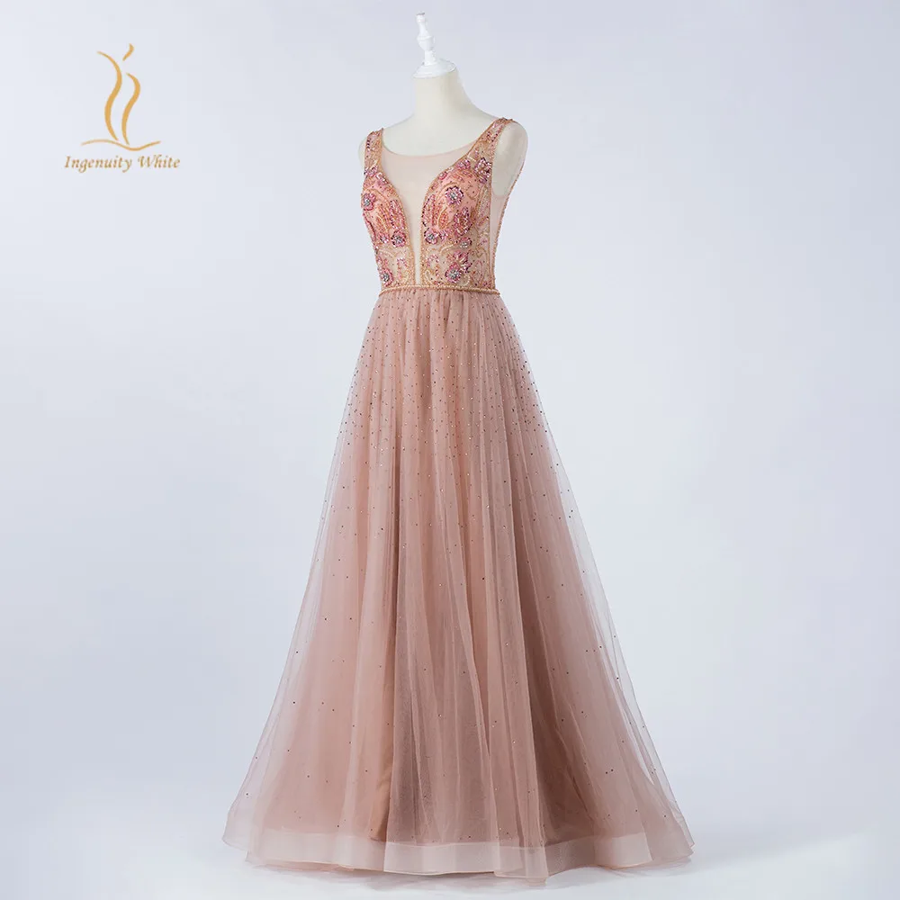 Real Image Prom Dresses Floor Length Sheer Neck Backless Beaded Sequins Floor Length Party Evening Gowns Floor Length
Real Image Prom Dresses Floor Length Sheer Neck Backless Beaded Sequins Floor Length Party Evening Gowns Floor Length