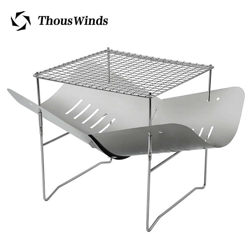 Ультралегкая уличная дровяная горелка Thous Wind многофункциональная Складная печь