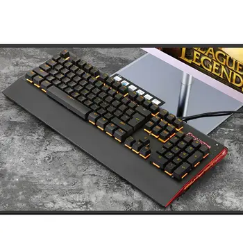 Wired USB RGB Gaming Keyboard LED Backlit Aluminum Alloy Panel Suspension Keycap Desktop Computer Home Gaming Keypad
Wired USB RGB Gaming Keyboard LED Backlit Aluminum Alloy Panel Suspension Keycap Desktop Computer Home Gaming Keypad
