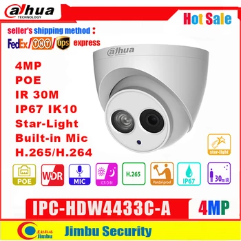 Dahua IP Camera IPC-HDW4433C-A Starlight level 4MP PoE Built in Micro IR30m IP67 Network CCTV Camera Replace IPC-HDW4431C-A
Dahua IP Camera IPC-HDW4433C-A Starlight level 4MP PoE Built in Micro IR30m IP67 Network CCTV Camera Replace IPC-HDW4431C-A