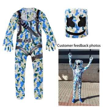 Christmas Halloween Costume Fortress Marshmallow DJ Styling Suit Siamese Performance Dress Up Suit Set
Christmas Halloween Costume Fortress Marshmallow DJ Styling Suit Siamese Performance Dress Up Suit Set