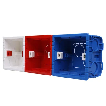 KEKA Universal junction box cassette adjustable mounting internal box for type 86 switch and socket white red blue junction box
KEKA Universal junction box cassette adjustable mounting internal box for type 86 switch and socket white red blue junction box