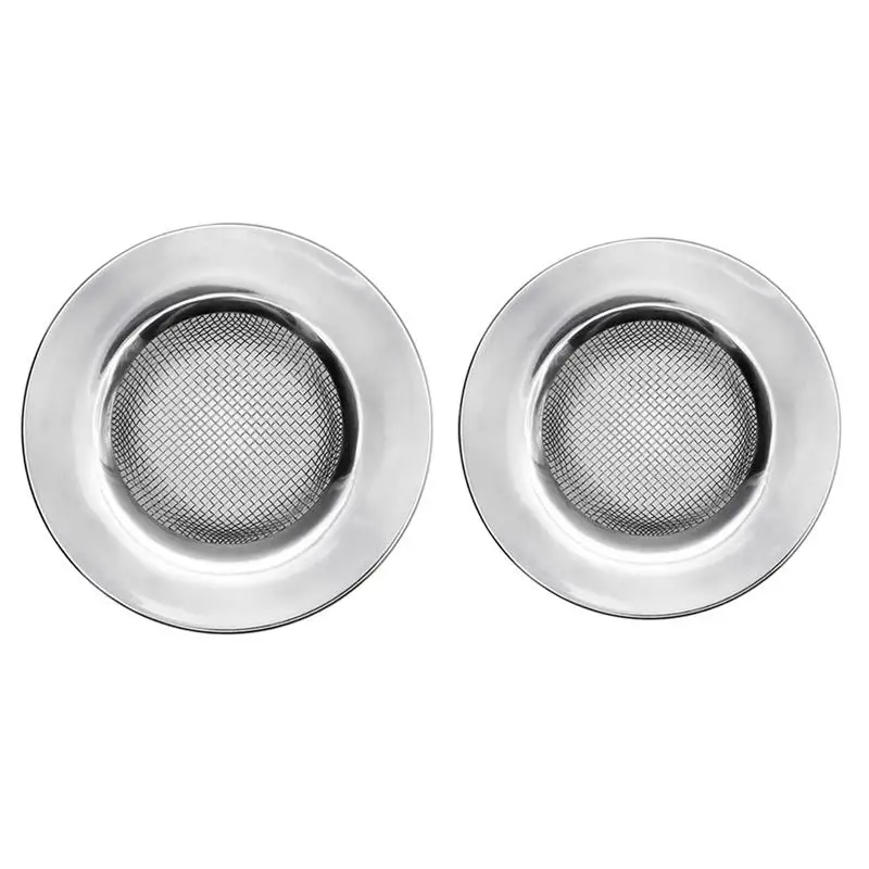 2pcs Stainless Steel Hair Stoppers Sink Strainer Anti-Blocking Floor Drain Filter Garbage Hair Catcher For Kitchen Bathroom
2pcs Stainless Steel Hair Stoppers Sink Strainer Anti-Blocking Floor Drain Filter Garbage Hair Catcher For Kitchen Bathroom