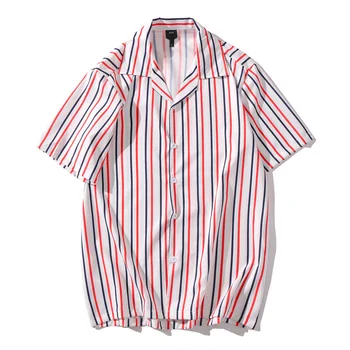 #3851 Summer Mens Vertical Stripe Shirt Short Sleeve Casual Beach Shirt High Quality Man Shirts High Quality White Dress Shirt
#3851 Summer Mens Vertical Stripe Shirt Short Sleeve Casual Beach Shirt High Quality Man Shirts High Quality White Dress Shirt