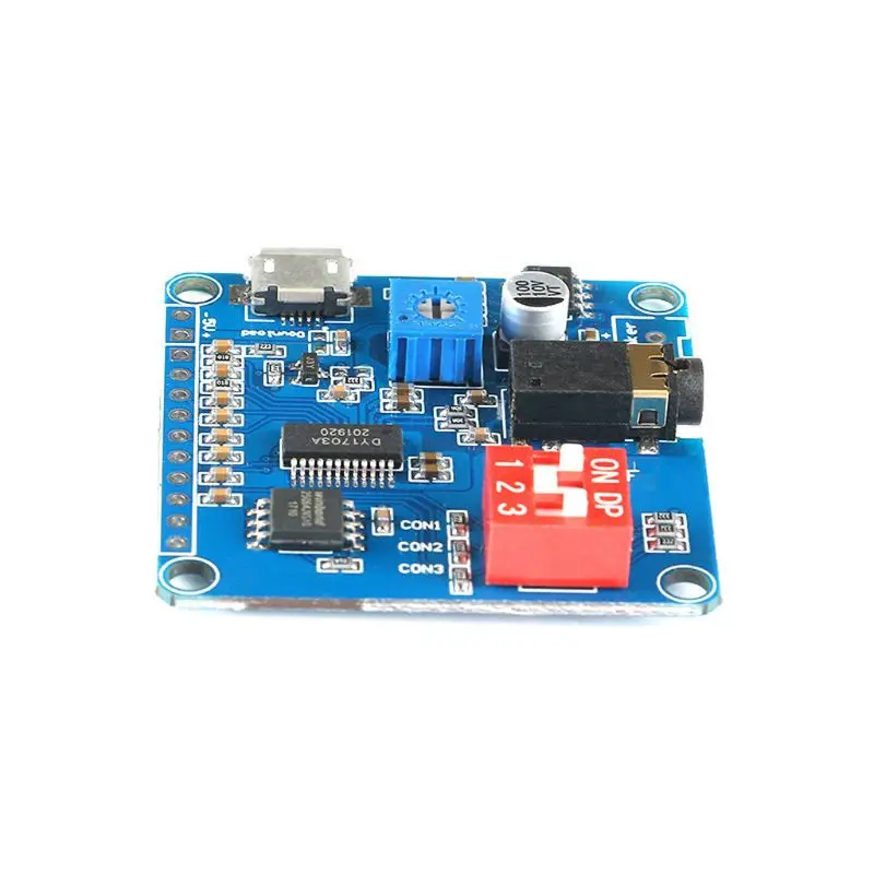 Mini DY-SV8F MP3 Music Player Voice Playback Module Board Serial Control SD/TF Card Electronic Components
Mini DY-SV8F MP3 Music Player Voice Playback Module Board Serial Control SD/TF Card Electronic Components