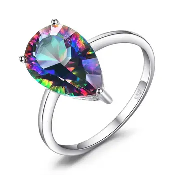 Hot Selling 925 Sterling Silver Oval 8x10mm Rainbow Mystic Topaz Womens Ring For Engagement Wedding / Party / Gift
Hot Selling 925 Sterling Silver Oval 8x10mm Rainbow Mystic Topaz Womens Ring For Engagement Wedding / Party / Gift