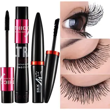 New 4D Silk Fiber Lash Mascara Waterproof Black Curling Thick Lengthening Lash Black Eyelashes Extension Make up 3D Mascara 
New 4D Silk Fiber Lash Mascara Waterproof Black Curling Thick Lengthening Lash Black Eyelashes Extension Make up 3D Mascara