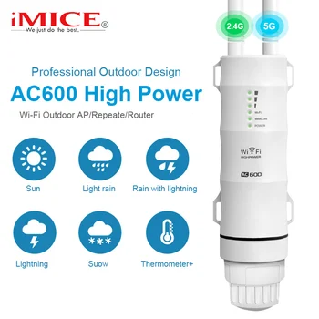 Outdoor WiFi Repeater WiFi Extender Long Range 5G Ultraboost Wi Fi Booster AC600 Wi-Fi Amplifier Wireless Router Access Point
Outdoor WiFi Repeater WiFi Extender Long Range 5G Ultraboost Wi Fi Booster AC600 Wi-Fi Amplifier Wireless Router Access Point